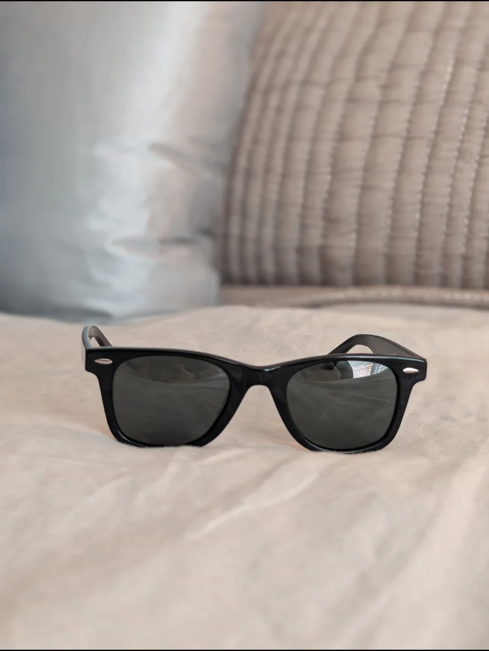 Quince Sunglasses Black Square Frame Polarized